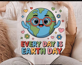 Go Planet Earth Day Bundle PNG, Save the Planet Sublimation Design (Digital Download)
