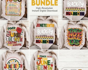 Juneteenth PNG Bundle: Emancipation Day, Black Freedom Sublimation (Digital Download