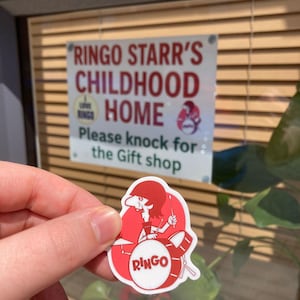 The Beatles Cartoon Ringo Waterproof Vinyl Sticker - 2 Inches - Etsy