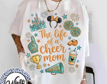 Personaliza los colores: La vida de una mamá animadora (PNG), Disney UCA All Star Nationals 2026 (PNG), Campeonato de porristas y baile de Mickey Minnie