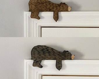 Woodland Nursery  Door Frame, Wooden Forest Boho Wall Art, Natural  Wall Decor Decoration for Kids Room & Home