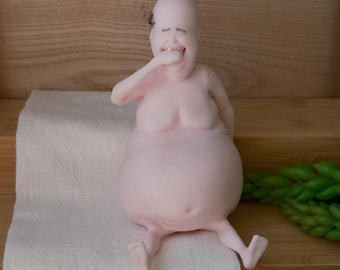 TheMugly Rene Doll – Squishy Desk Buddy, Collectible Gremlin