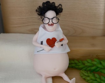 LOVE Rene – Custom Hair Squishy Doll (sand filled) by TheMugly