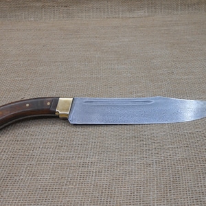 Artisan Make Hunting Knife Hand Forge Damascus Blade