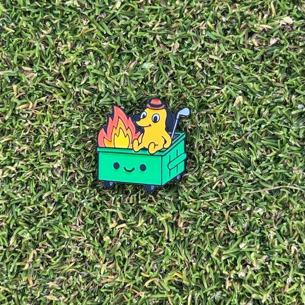 DUMPSTER FIRE - Everything Is Fine - Ball Marker