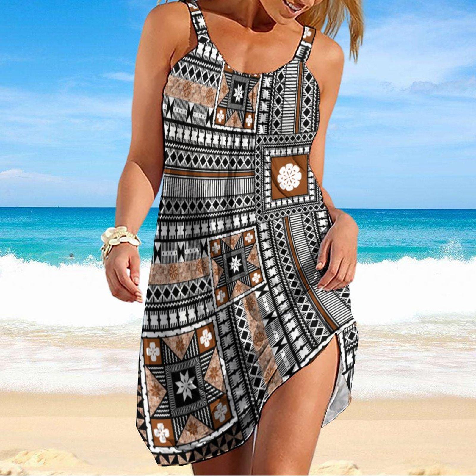 chinese dress ladies Fiji Feeling Midi Dress Tropical Kiwi XL