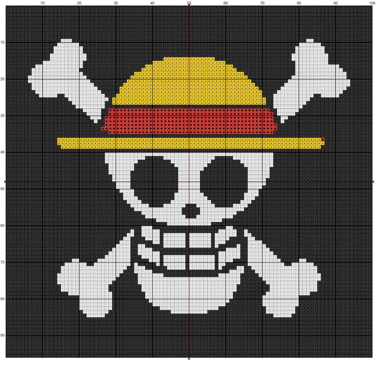 Pattern Only Tapestry Crochet Straw Hat Pirates Flag One Piece
