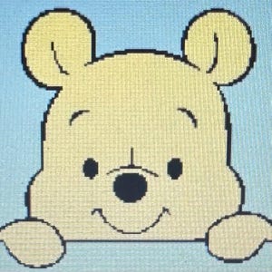 Pooh Baby Blanket Graphgan pattern (Pattern Only)