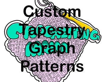 Diseños personalizados de gráficos para tapices