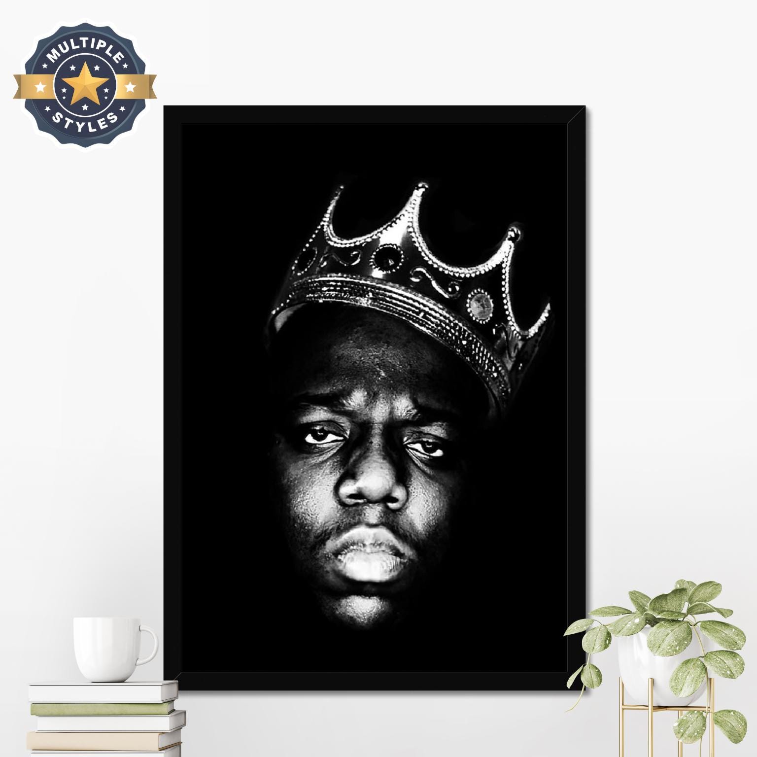 新品A2サイズアートnotoriousB.I.Gインクジェットプリント Biggie Smalls Notorious B.I.G Posters and Prints Hip Hop