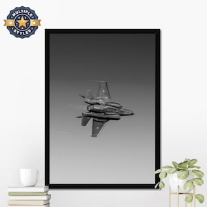 Fighter Jet Poster, Fighter Jet Print, Fighter Jet Wall Art, Airplane Poster, Airplane Print, Airplane Wall Art, US Army Wall Art, Air Force