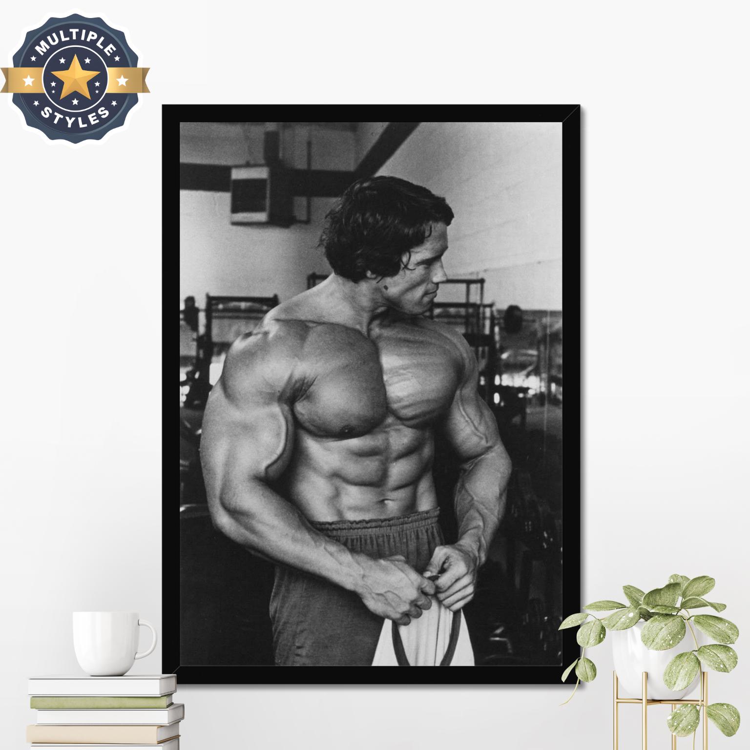 Arnold Schwarzenegger Bodybuilding Foto Poster Stampa Muro Arnie - Foto 7