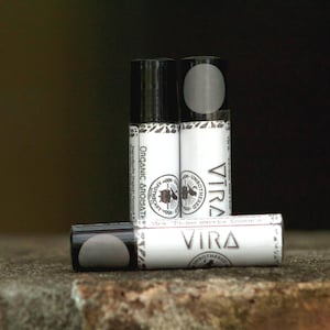 Organic Essential Oil Roll-On for Yoga & Meditation | All Natural | Relaxing, Uplifting, Calming, Grounding| Choose From Multiple Blends