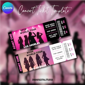 Kpop concert ticket - Etsy 日本
