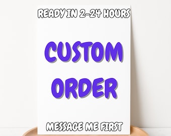 Ordine di design personalizzato / Download digitale personalizzato / Crea il tuo design / Modello con idea personalizzata / File digitale realizzato su ordinazione
