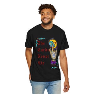 Tarot Never Lies T-shirt, Earthy Aesthetics, Trendy Tee, Unique Look, Tarot Card Collection