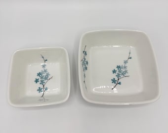 Air France vintage Raynaud Limoges tableware, CEI Raymond Loewy design – 12 cm & 8.5 cm bowls – aviation collection