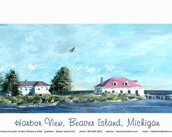 Beaver Island Harbor View Poster