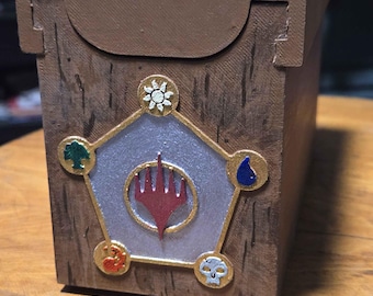 Magic The Gathering-inspirierte Deck Box - 3D Druckbares Modell (1st design)