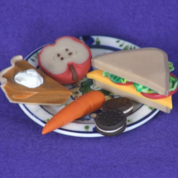 doll food sandwich lunch for  American Girl dolls