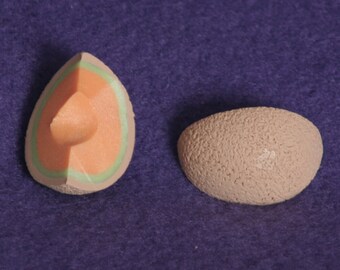 1 cantelope slice doll food for American Girl dolls