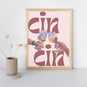 Cin cin digital poster