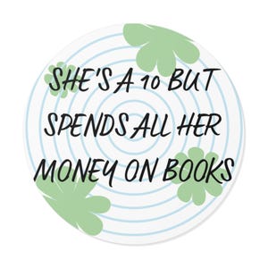 Book Lover&#39;s Humorous Round Vinyl Stickers, Fun Bookish Gifts, Cute Laptop Decor, Reading Accessories, Perfect for Book Lovers