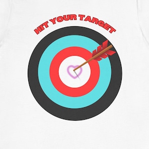 Target Practice Tee, Hit Your Target Shirt, Unisex Graphic Tee, Gift for Gamers, Fun Casual Wear