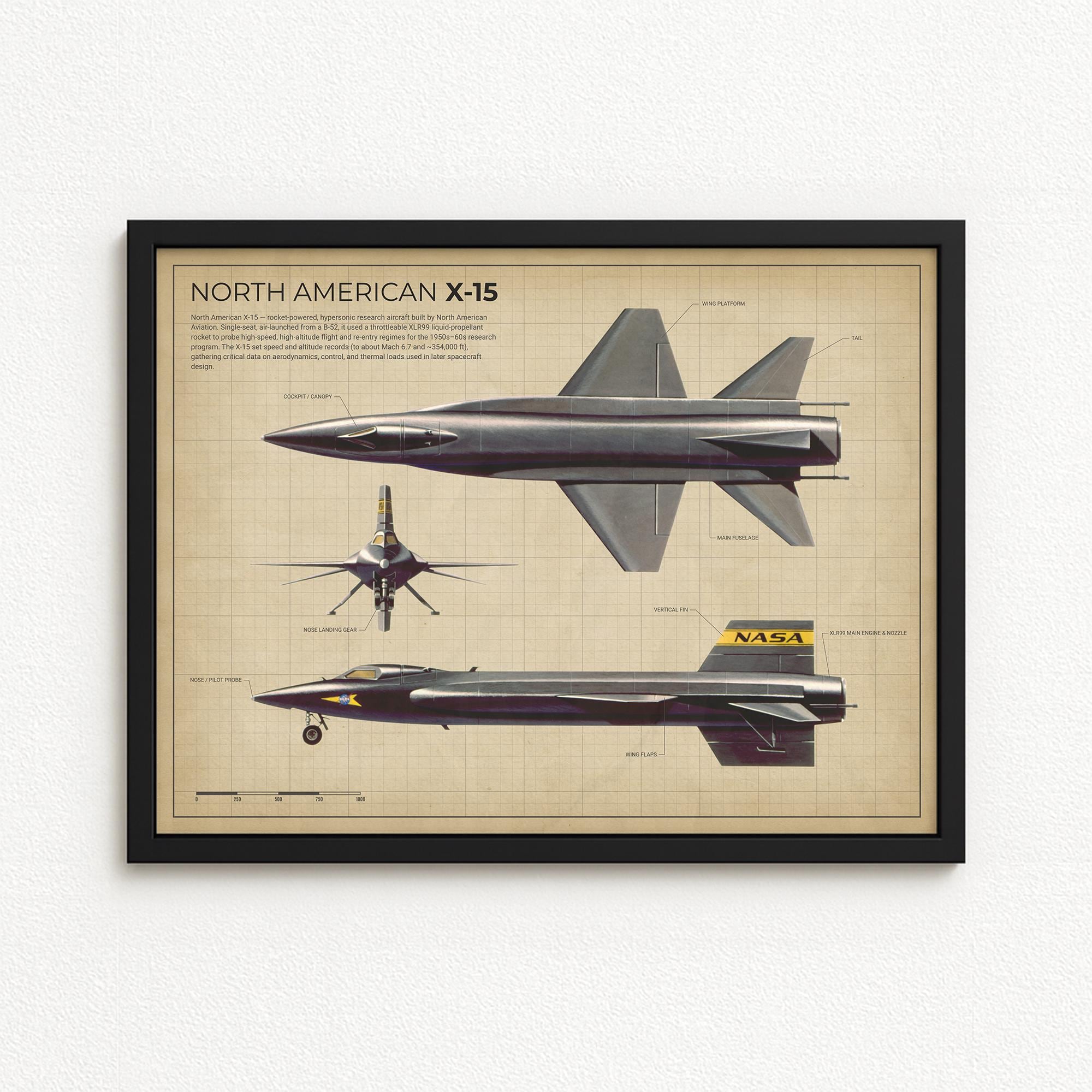 X15 Plane - Etsy