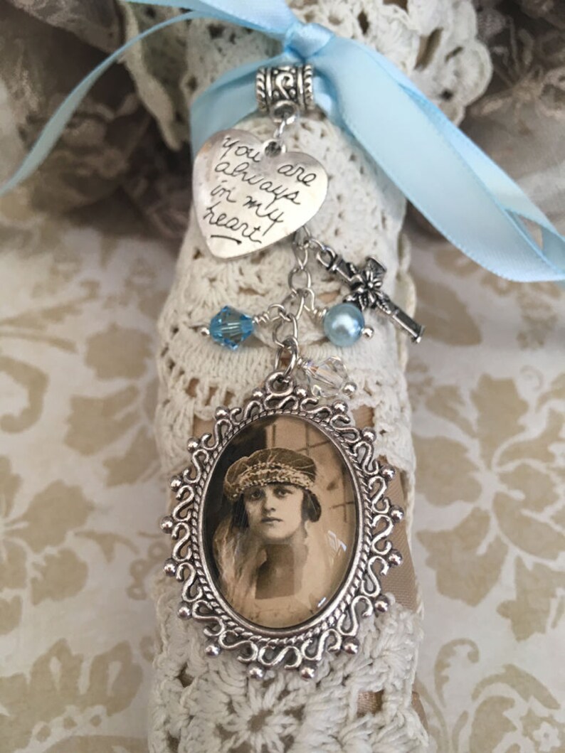 Wedding Charm Bridal Bouquet Pendant Personalized Something Etsy