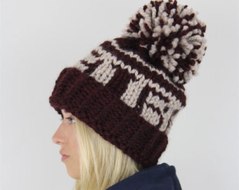 The Chatham CUSTOM "NAME" knit Hat