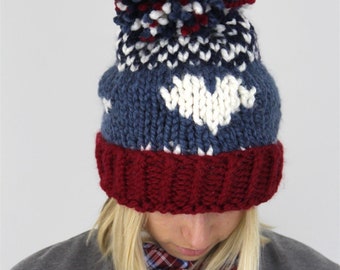 The Folk Love- Fair Isle Knit Hat