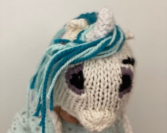 My Little Pony Inspired Knit Hat Princess Celestia MLP Costume Winter