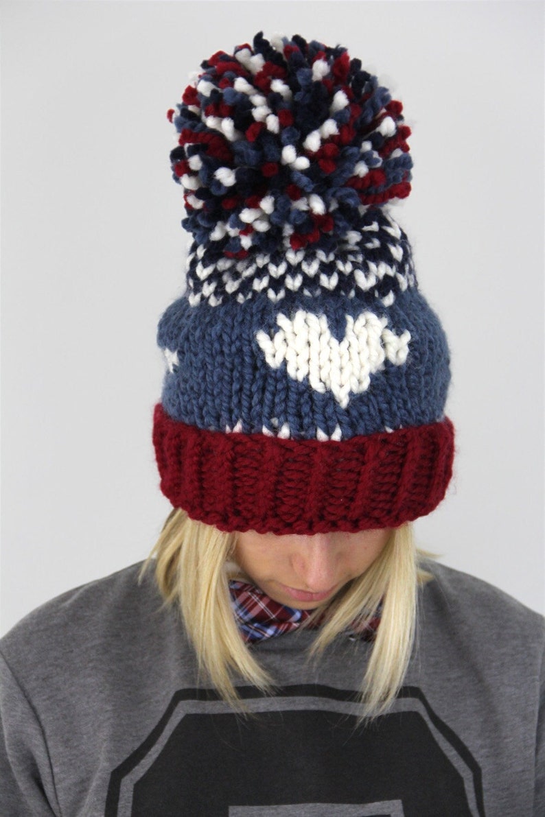 The Folk Love Fair Isle Knit Hat image 1