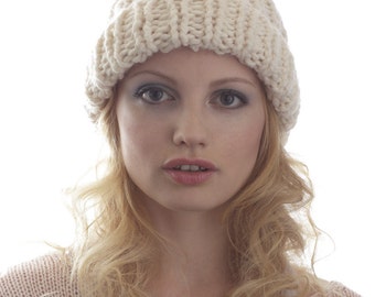 CUSTOM Chunk Rib Knit Pom Pom Hat