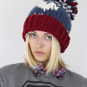 The Folk Love Fair Isle Knit Hat image 3