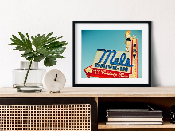Mels Drive In Vintage Neon Sign Hollywood Retro Kitchen Etsy Mels Drive In Vintage Neon Sign Hollywood Retro Kitchen Etsy