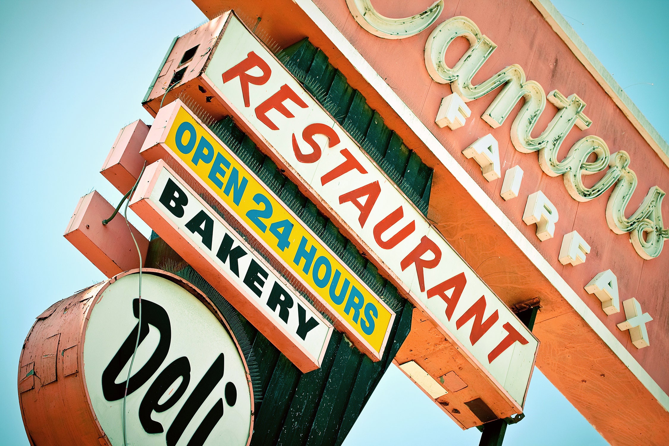 Canter's Deli Neon Sign Print Retro Kitchen Decor Los Etsy