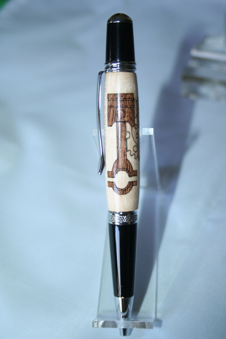 Inlay Pen Mechanics II Inlay Pen Executive Pen Ballpoint Etsy