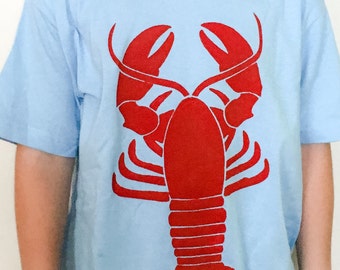 HTUAEUEHRH Baby Lobster Toddler/Infant Crewneck Short Sleeve Shirt Tee HTUAEUEHRH Baby Lobster Toddler/Infant Crewneck Short Sleeve Shirt Tee