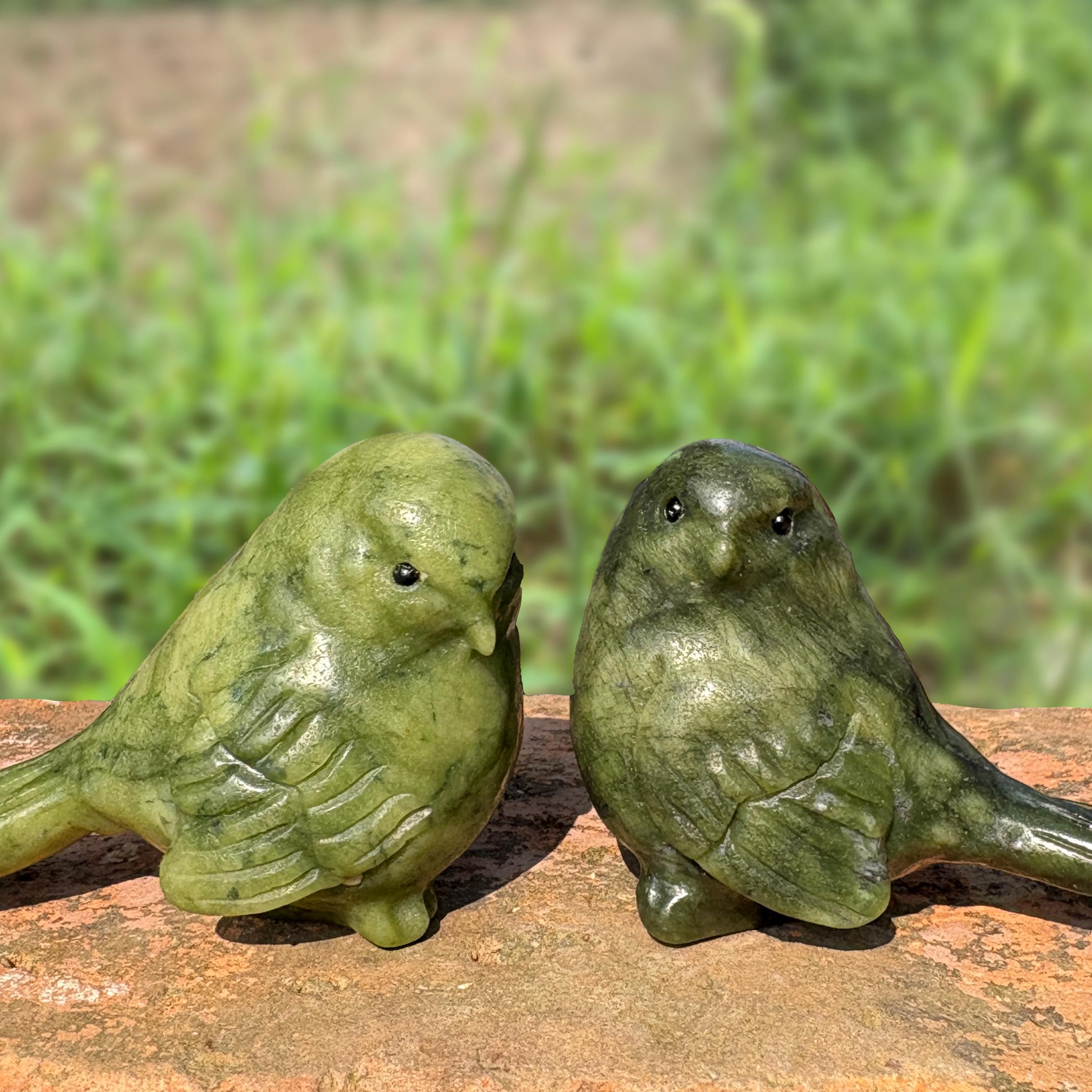 鳥の彫刻石 - Etsy 日本