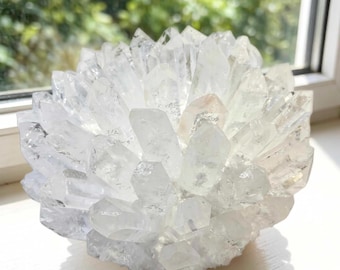 Master Healer Lab-Grown Crystal Cluster, 5-6kg Druzy Altar Centerpiece, Sacred Space Amplifier