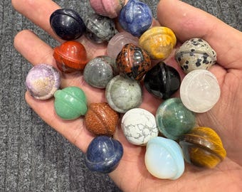 土星のクリスタル - 惑星の宝石 - 愛の石 - クリスタル彫刻 - 18 mm