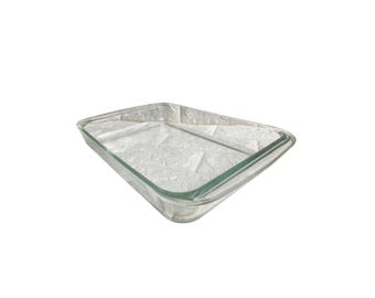 Vintage Pyrex 3QT Baking Dish – Clear Glass, AA 17 Mark