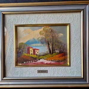 Signed oil painting.