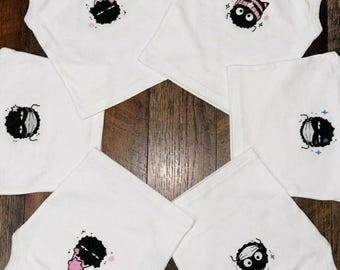 Embroidered Anime Tank Top, Cyber Y2K Gothic Ribbed Crop Top, Custom Graphic Ribbed Tank, Gift for her