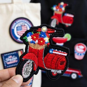 America 250th Anniversary Patch, 1776-2026 Bicentennial Iron On, United States Flag Patch, Patriotic US Shield Embroidery Applique