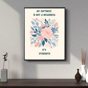 Inspirational Quote Wall Art: Feminine Pastel Prints (Digital Download)