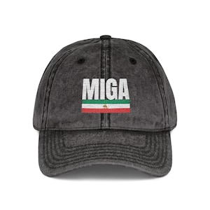 Vintage Embroidered Cap | Retro MIGA Hat | Political hat | Best Gift for Dads | Persian Hat | Iran Hat | Best Persian Gift idea