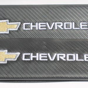 Chevrolet Seat Belt Covers with embroidered logo Emblem 2 pcs car seatbelt gift for him dad man Car Accessories Cushion Shoulder Harness Pad